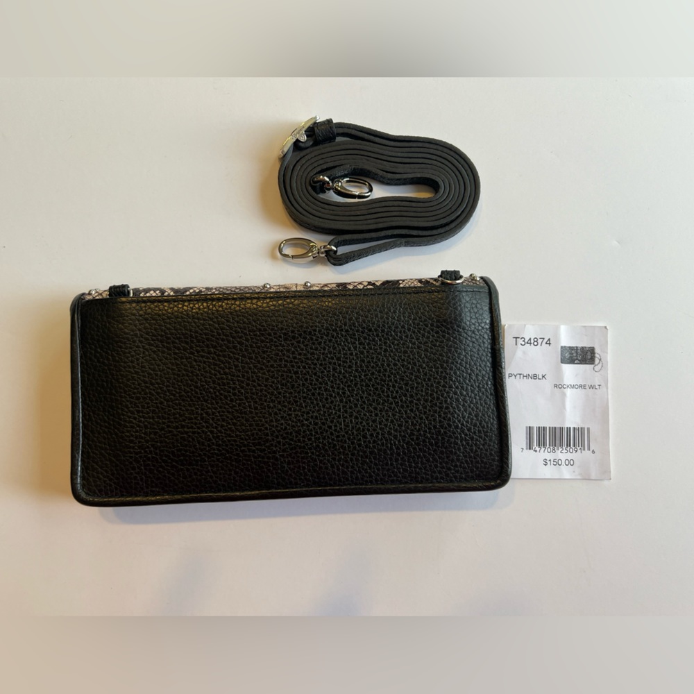 Brighton Black Python Rockmore Wallet - image 2
